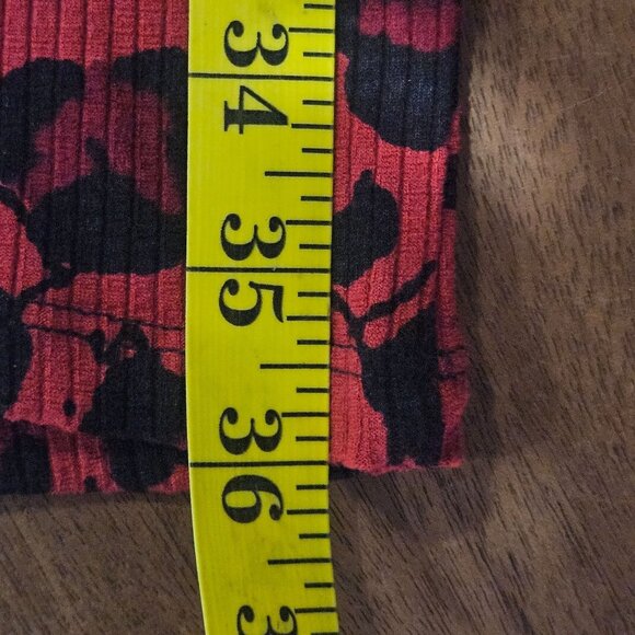 Desigual Women’s Leopard Mini Dress Red M Animal Print Whimsygoth Art-to-Wear - Picture 9 of 10